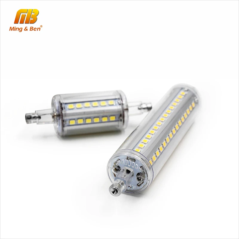 [Mingben] светодио дный затемнения лампы R7S кукурузы SMD2835 5 20 Вт свет AC85 265V заменить