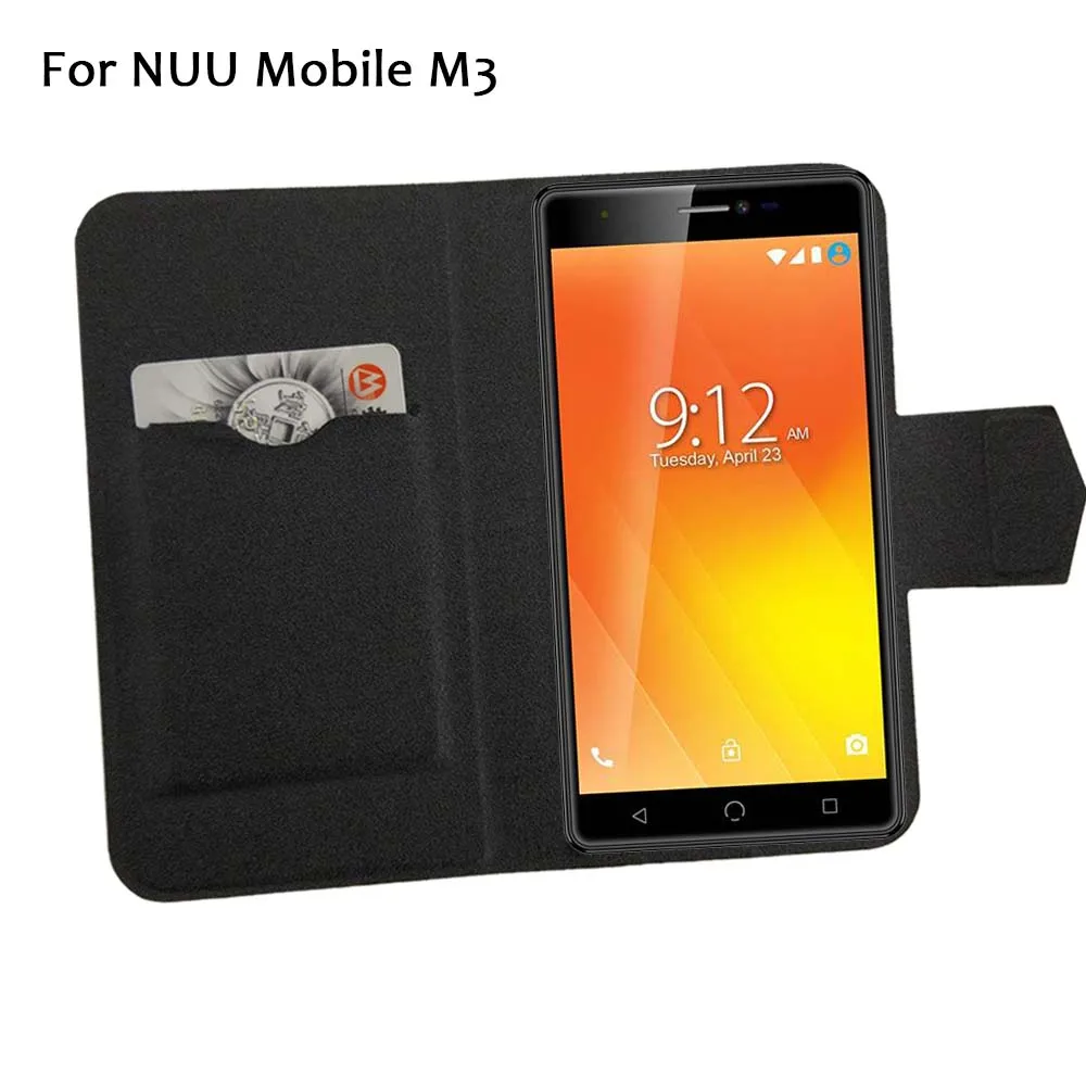 5 цветов Лидер продаж! Чехол для мобильного телефона NUU M3 кожаный чехол заводская
