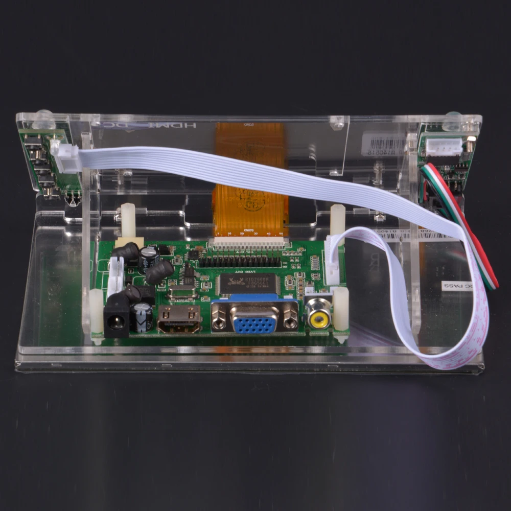 Плата драйвера монитора 7 дюймов для Raspberry Pi 1024*600 3B + TFT ЖК-дисплей плата модуля HDMI