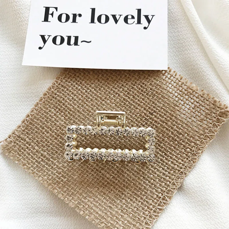Fashion Hot Korean Luxury Pearl Rhinestone Hair Claw Crabs Clips Claws Hairpin Clip Accessories Women D2535 | Украшения и