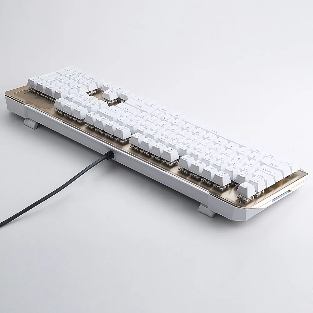X3000 белая механическая клавиатура со светодиодной радужной подсветкой