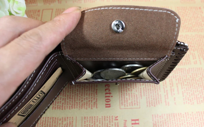 Модные мужские бумажники держатель для карт и сменный карман монет дизайнерский