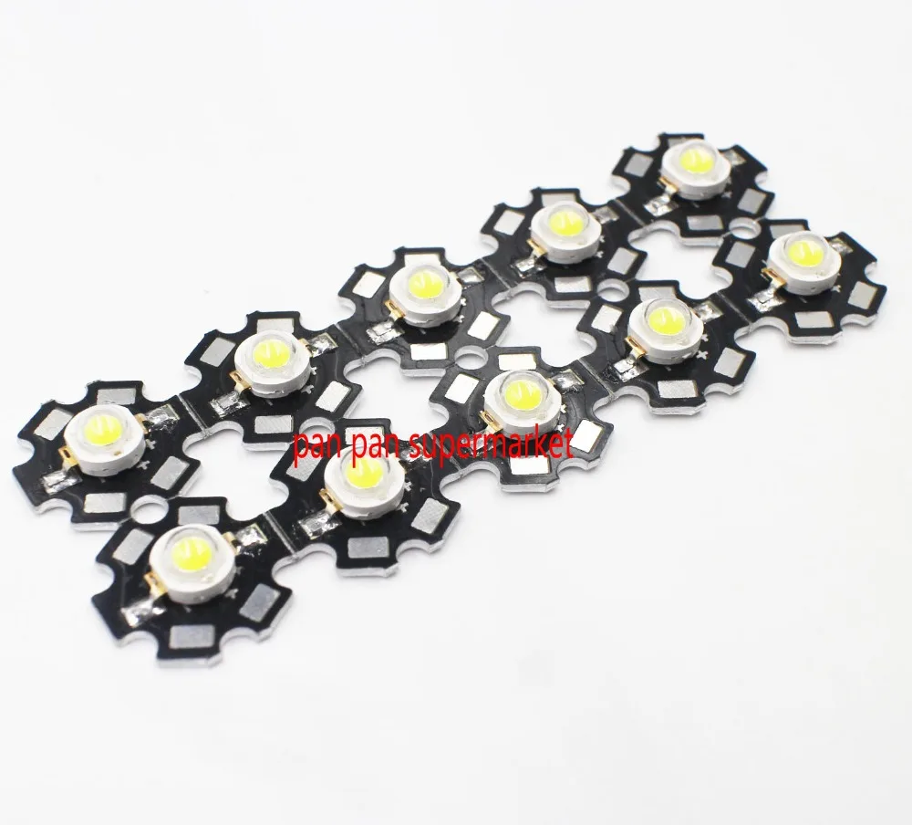 10pcs 3W White 6000-6500K led chip and with 1pcs 6-10x3W driver for DIY | Лампы и освещение