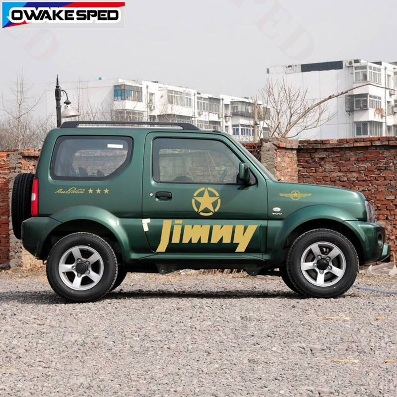 Армейский Start стикер s для SUZUKI JIMNY MT AT автомобильный Стайлинг стикер автомобильные аксессуары для тела водонепроницаемые виниловые боковые наклейки для двери автомобиля