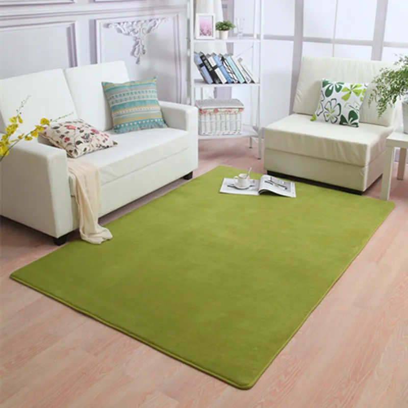 Большой ковер из кораллового бархата 14 цветов | Дом и сад