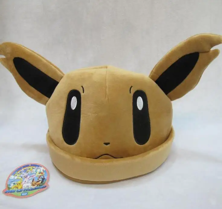 Новый мягкий плюшевый костюм Pokemon Go Evee Umbreon Sylveon Snorlax шапка и Кепка в подарок