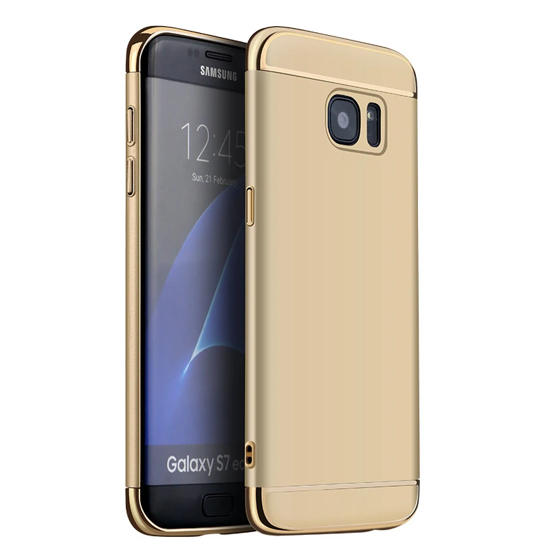 For Samsung S7 S6 Edge Case Back Galaxy J5 J7 A3 A5 A7 2016 2017 Bumper PC Hard Cover |