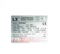 Swimming Pool  spa filtration Pump - 1500 watt - 2 HP STP200 POMPE LX WHIRLPOOL STP200 - 15KW