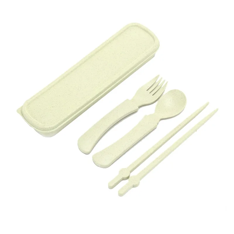 Набор детской посуды из 3 шт./компл. набор соломы и пшеницы детский с героями