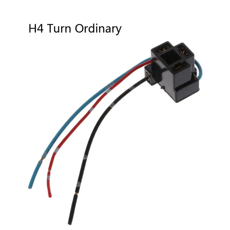 

H4 Car Halogen Bulb Socket Power Adapter Plug Connector Wiring Harness High Quality