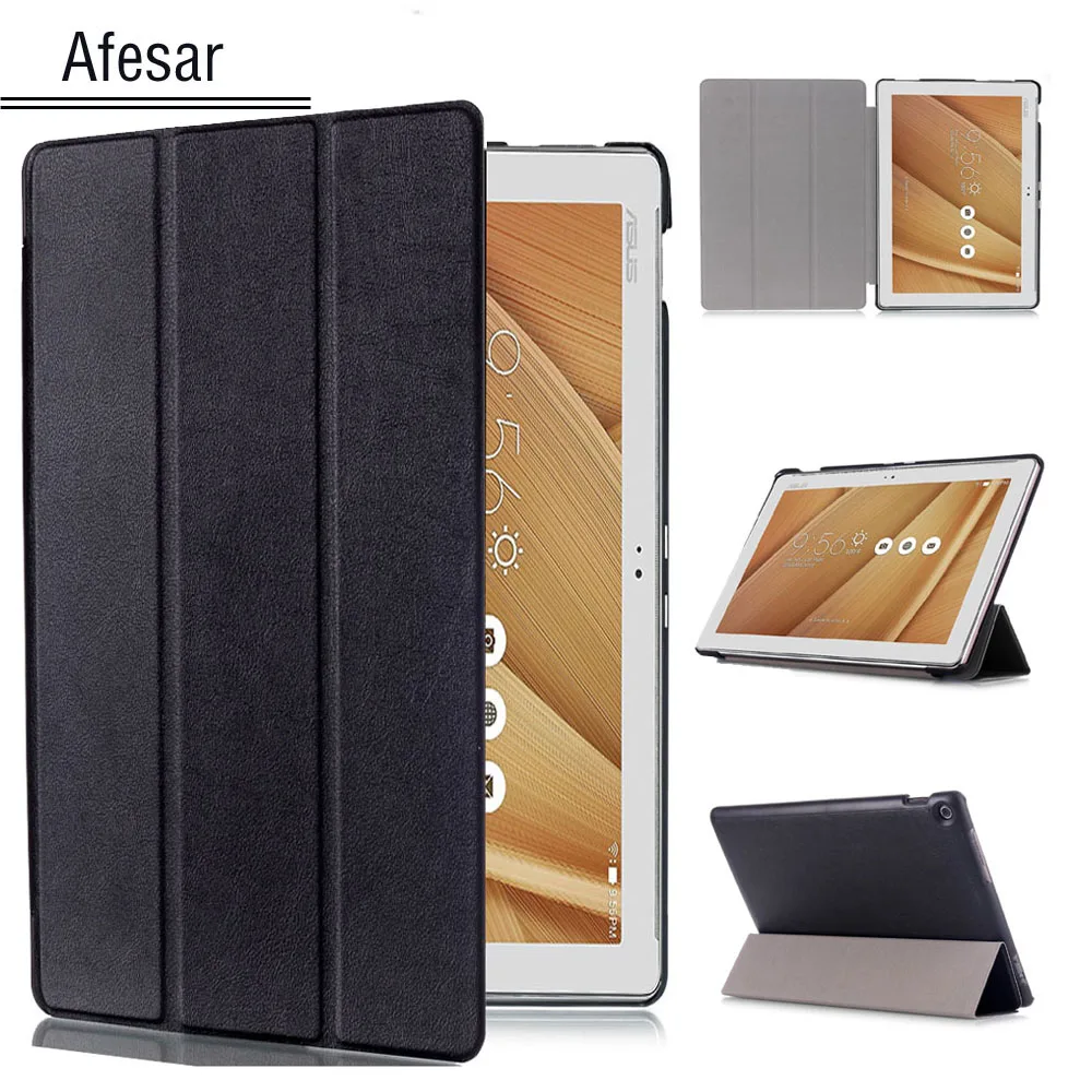 Ультратонкий кожаный чехол книжка Z300 Z301 для планшета ASUS ZenPad 10 1 дюйма P023 P01T P021