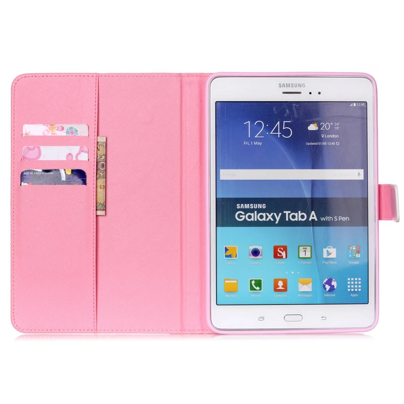 Планшет T350 T351 Funda для Samsung Galaxy A 8 0 дюймов модный кожаный флип-кошелек с мандалой