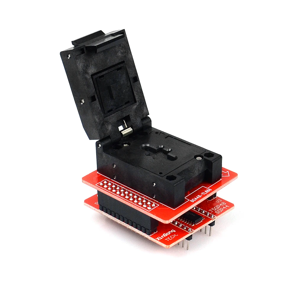 Новейший BGA48 адаптер с 1,8 в TSOP48 BGA63 база Boad для NAND TL866II PLUS TL866A TL866CS Flash программатор