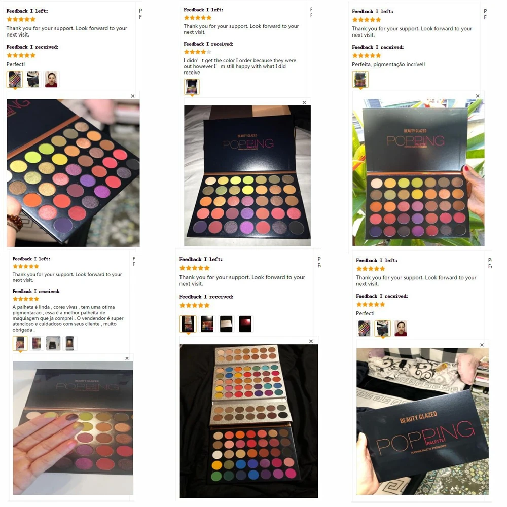 Beauty Glazed палитра теней для век 35 цветов нюдовые блестящие пигменты стильные