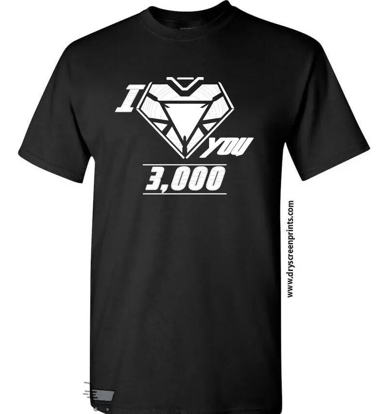 Железный человек I Love You 3000 рубашка Мститель эндгейл Легенды никогда не