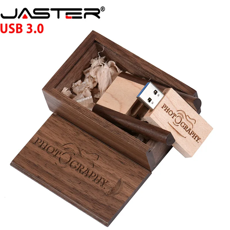 JASTER USB 3 0 вращающийся деревянный usb флешка Флешка 8 ГБ 16 32 карта памяти creativo