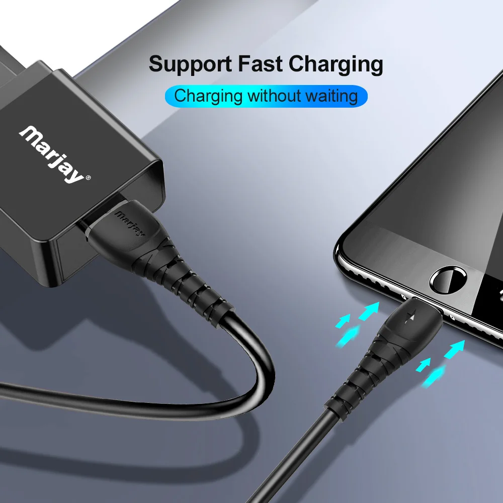 Кабель Micro USB Marjay для Samsung S7 Xiaomi Redmi Note 5 Pro Huawei Android быстрая зарядка 1 м 2 3 м|Кабели