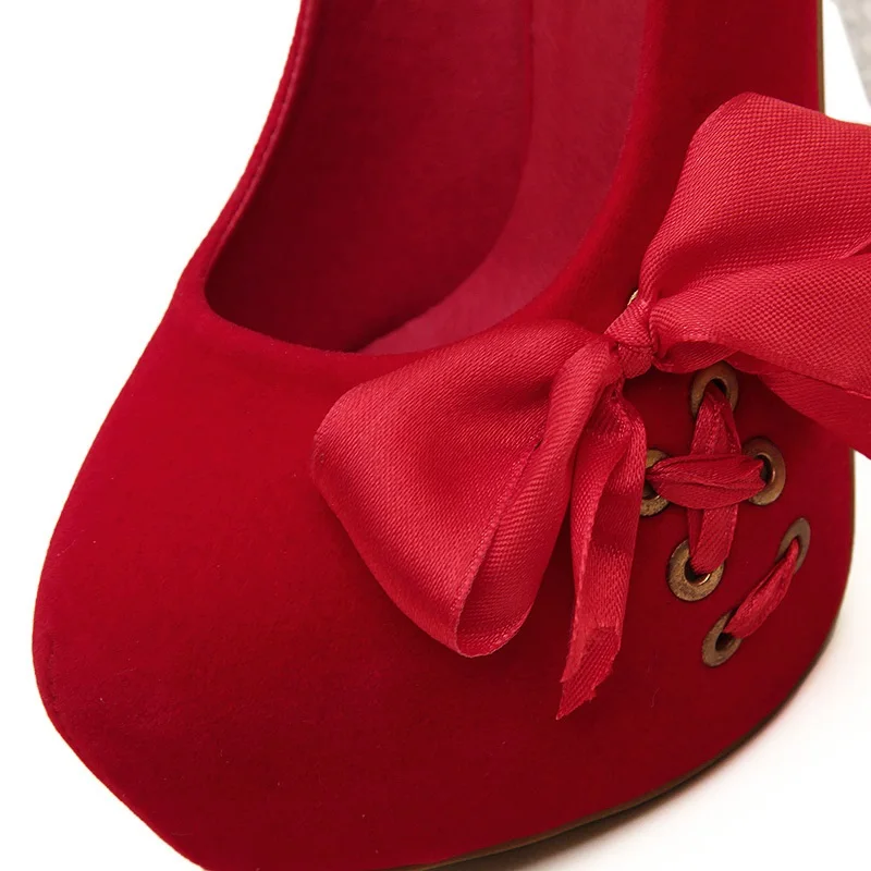 Женская обувь Новинка 2019 года женские туфли на высоком толстом каблуке с