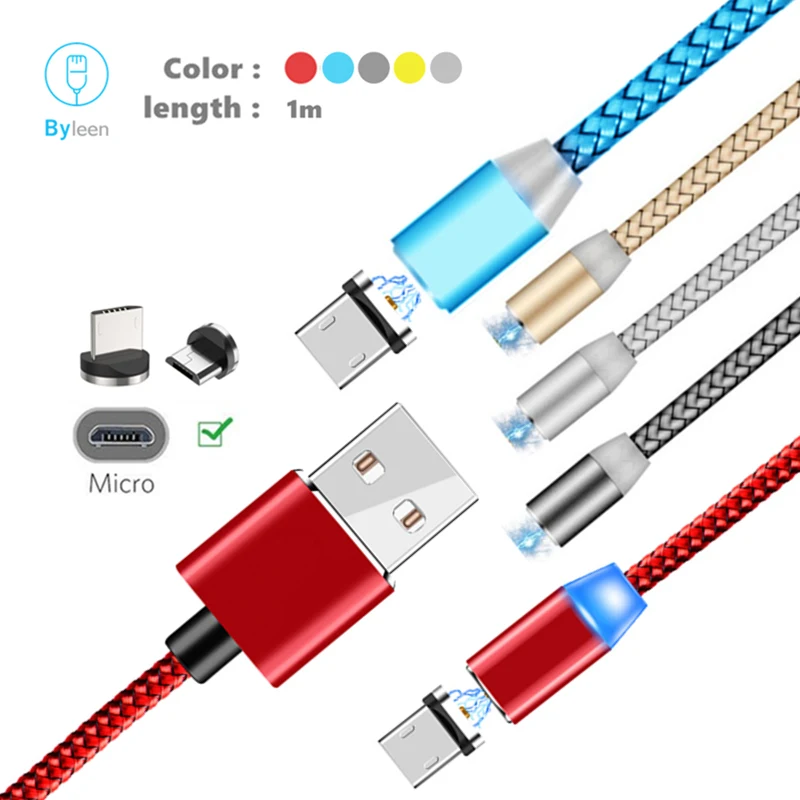 Магнитный Зарядное устройство Micro USB для подключения кабеля к кабелю для XiaoMi RedMi 3/3X, RedMi 4A/4/4X, RedMi 5A/5/5 Plus RedMi Note 6/6 Pro 5 Pin USB cablo