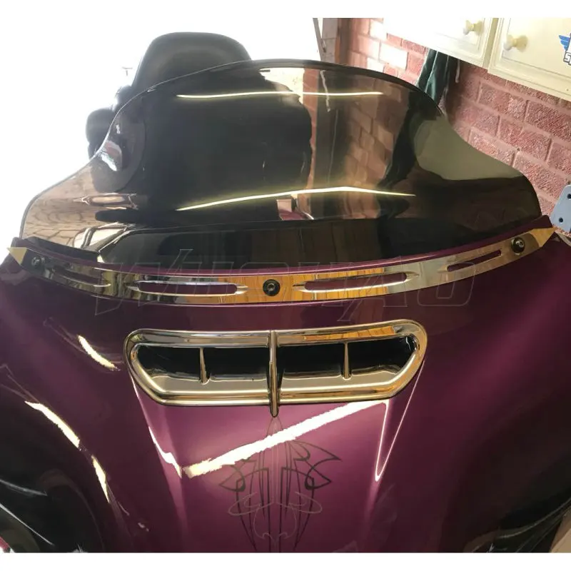 Ветровое стекло для 2014 2019 Harley Touring CVO Street Tri Glide FLHX Special FLHXS FLHXSE Ultra FLHTCUTG|Козырьки от