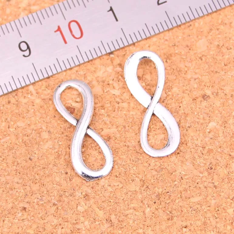 138 шт. Подвески ручной работы с покрытием под античное серебро 23 х8 мм|antique silver|charm