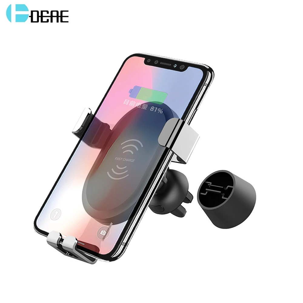 DCAE Qi Беспроводное зарядное устройство для iPhone XS MAX XR X 8 Samsung S9 S8 S7 Автомобильный