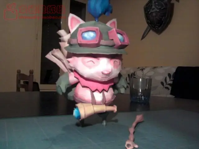 LOL быстро захватывает Timo игра 3D бумажная модель DIY Ручная работа Бумажная