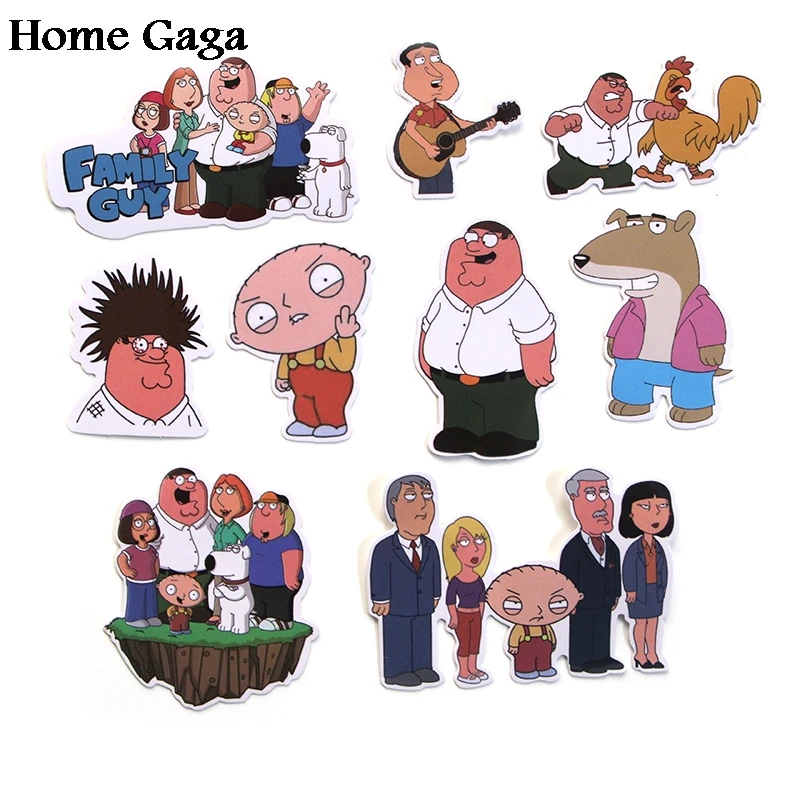 Homegaga 55 шт., наклейки для украшения семьи с героями мультфильмов для детей, сделай сам, скрапбукинг, альбом, багаж, ноутбук, телефон, наклейка, D1534
