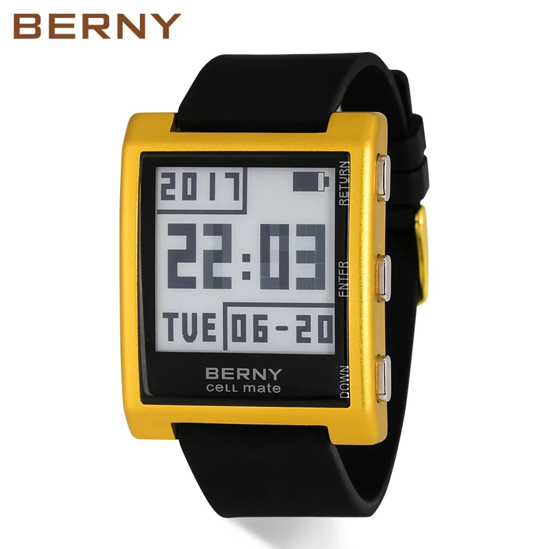 Мужские Цифровые часы электронные чернила reloj hombre электронные наручные часы мужские relogio masculino часы продвижение Рождественский подарок - Цвет: E003-Y