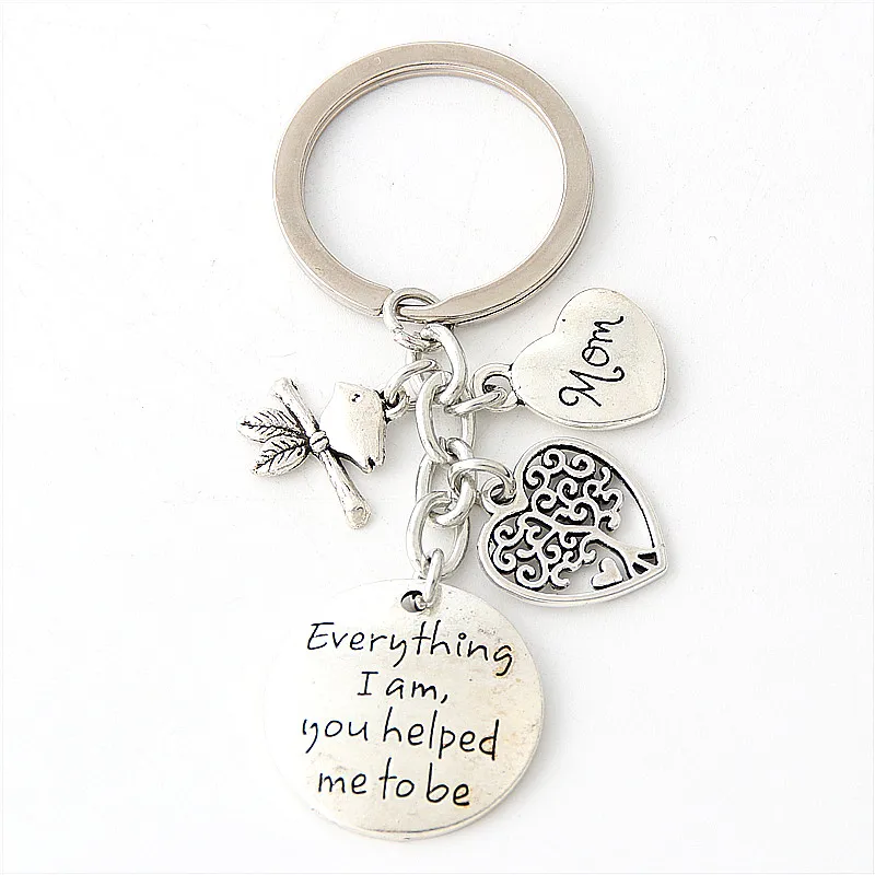 1 шт. Очаровательная креативная цепочка для ключей с изображением птицы и дерева