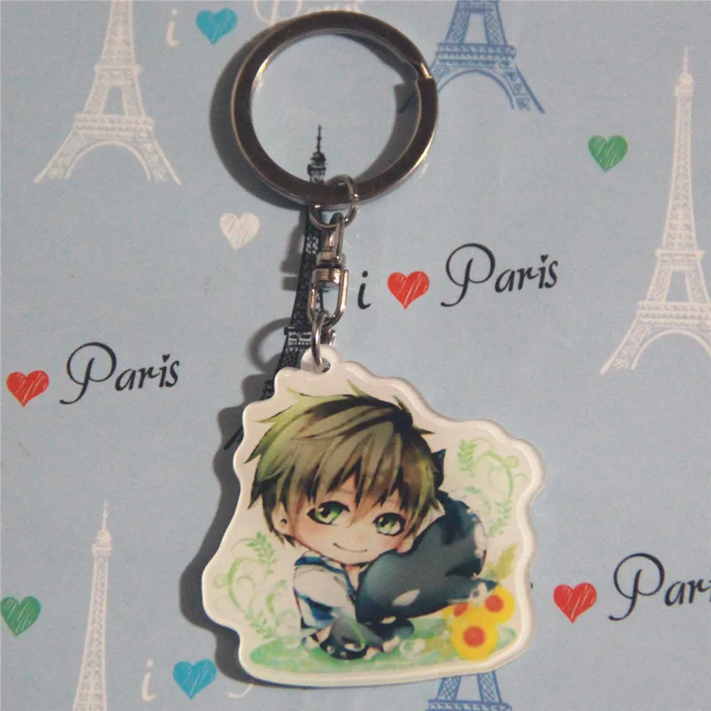 10 шт./компл. аниме брелок Аниме бесплатно! Набор для плавания Iwatobi swimclub Rin Macoto Haruka