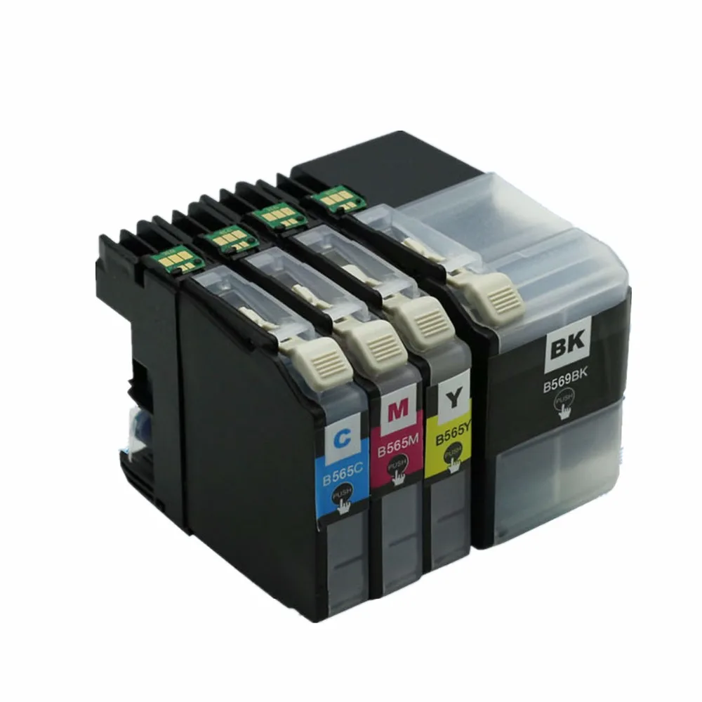 Замена LC569XL LC565 LC569 LC 569 чернильный картридж для Φ MFC J3520 J3720 MFCJ3520|ink cartridge|replacement