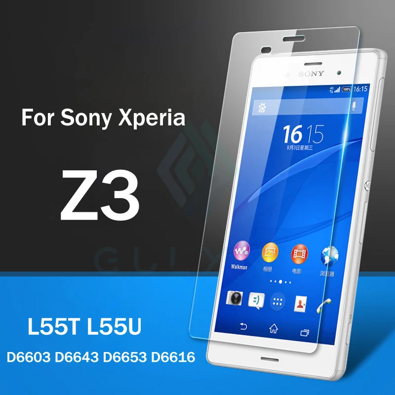 Защитное стекло закаленное 9H для Sony Xperia Z3/D6603/D6643/D6653/D6616/D6633|tempered glass panel|tempered