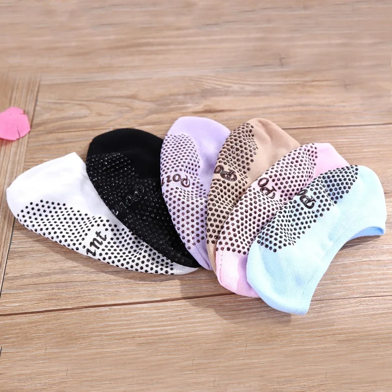 Летние женские носки YEAMOLLY с невидимой подкладкой из силикагеля 5 пар