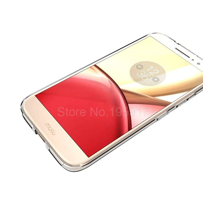 Soft Transparent Case For Motorola Moto M Cover Silicone Back Phone XT1662 XT1663 5.5 inch |