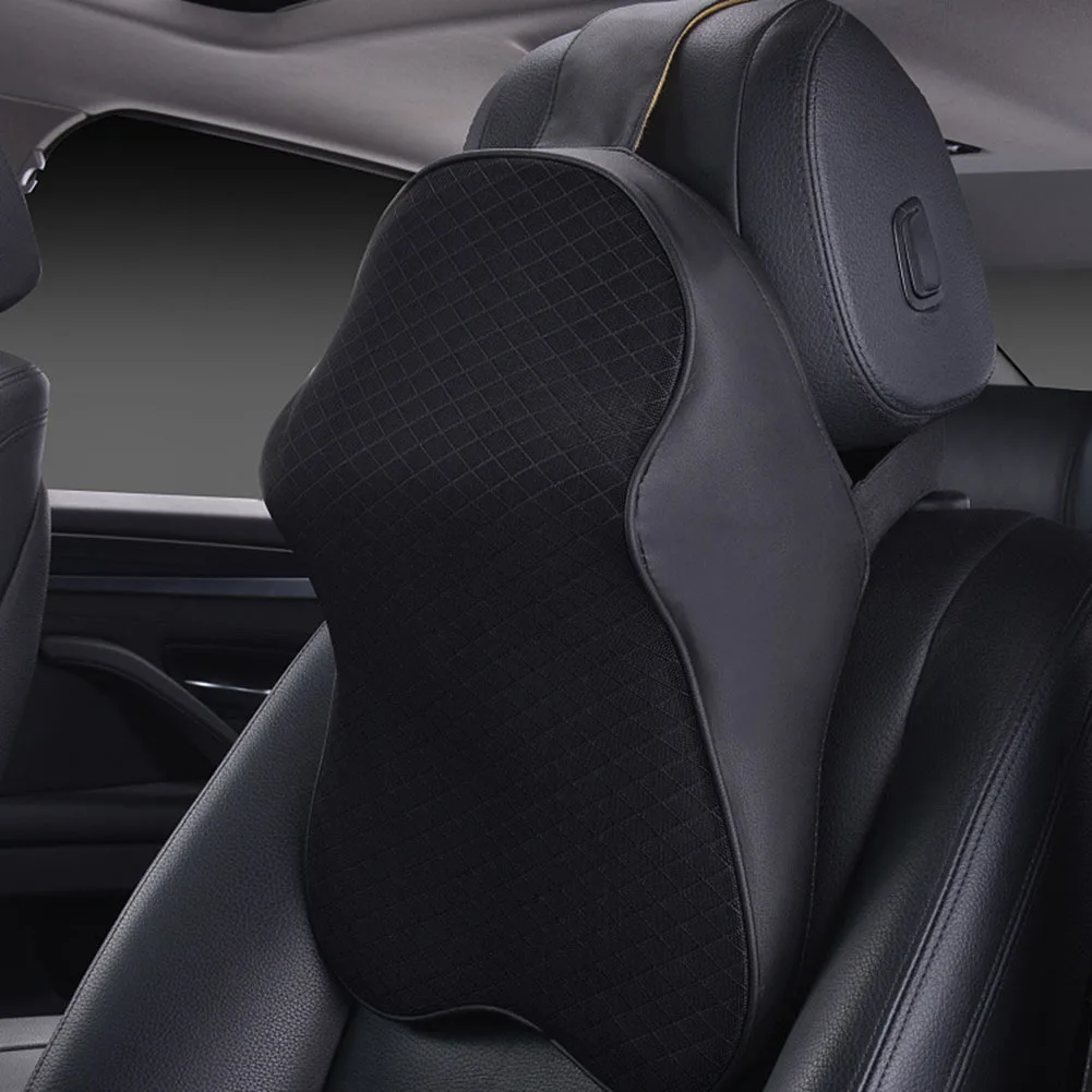 Автомобильная подушка на подголовник из пены с эффектом памяти|memory foam car|car head