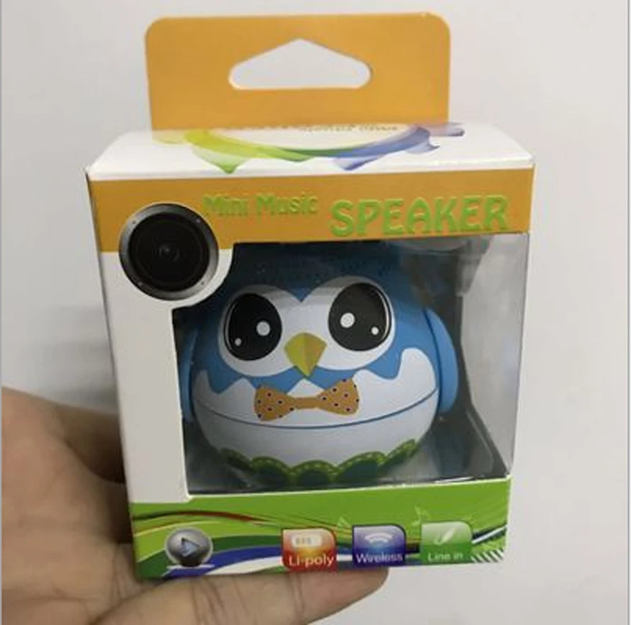 Мини портативный беспроводной динамик K02 в форме животных Bluetooth Поддержка TF карта