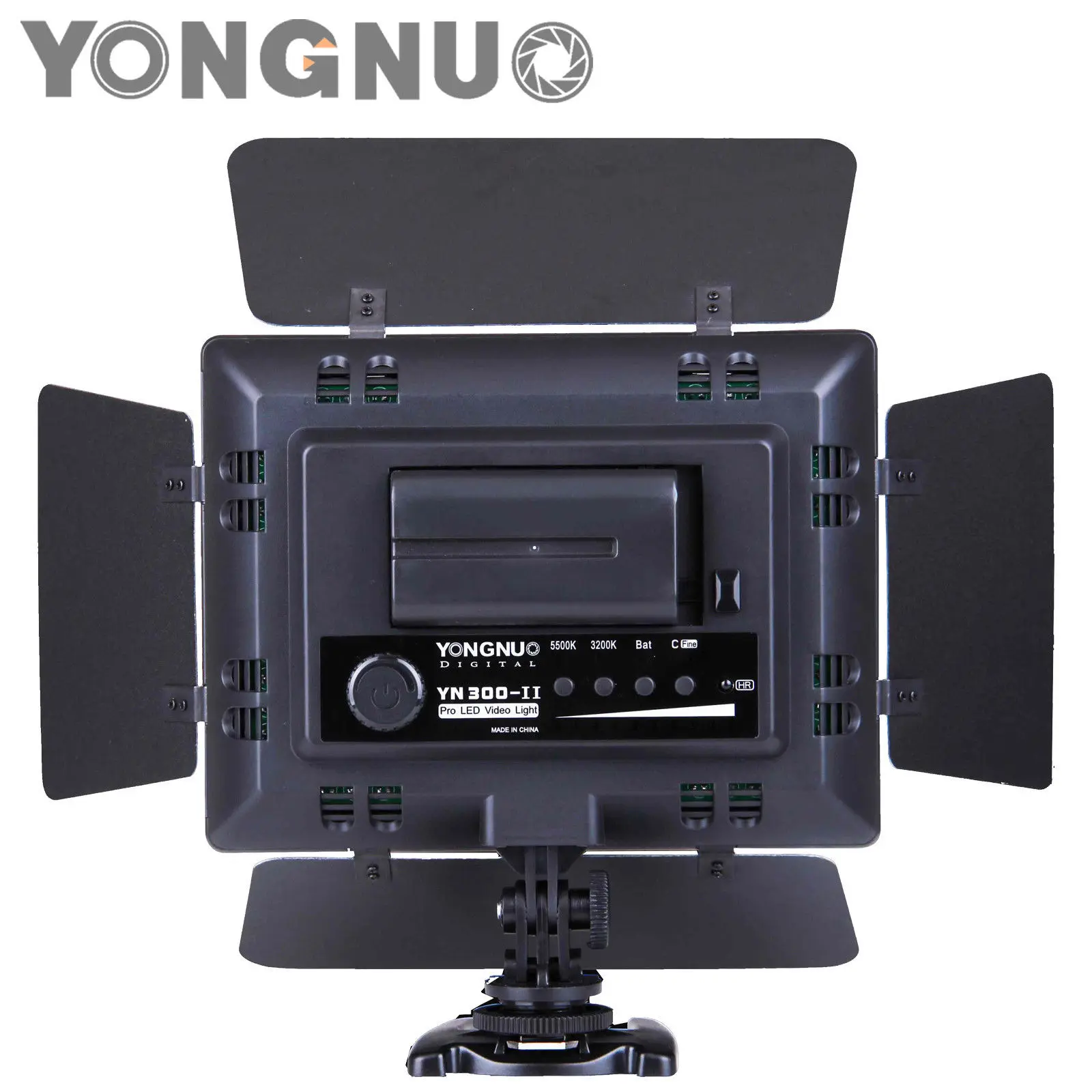 Yongnuo YN-300 II Pro Светодиодная лампа с регулируемой цветовой температурой для Canon Nikon