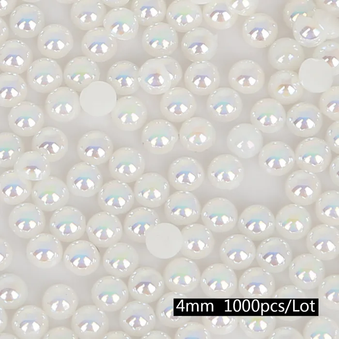Ivory В переменного тока, 50-1000 шт./лот 3/4/5/6/8/10/12/14 мм Свадебные украшения акриловые конфетти ремесел ручной работы для праздника вечерние поставки - Цвет: Ivory