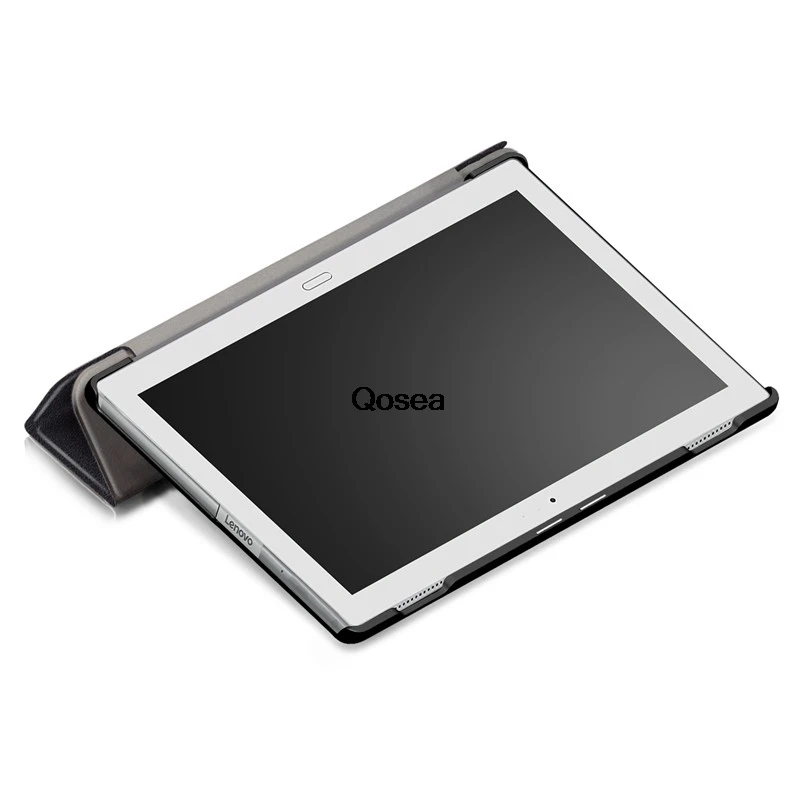 Qosea для lenovo TAB 4 10 Plus TB-X704 N Роскошный PU кожаный смарт-чехол с подставкой F Tablet PC Stand