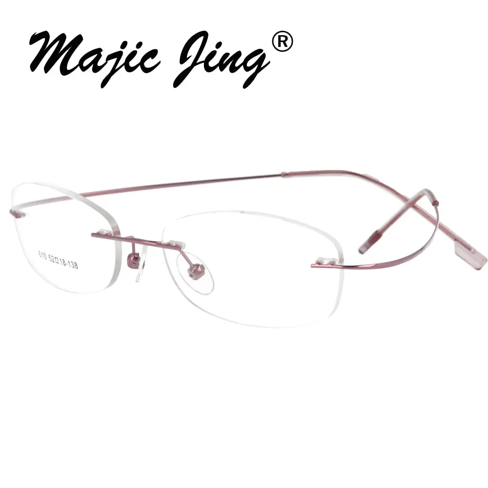 Оправа для очков Magic Jing титановая без оправы 50 шт./лот 1001|optical frame|eyewear opticaleyewear optical
