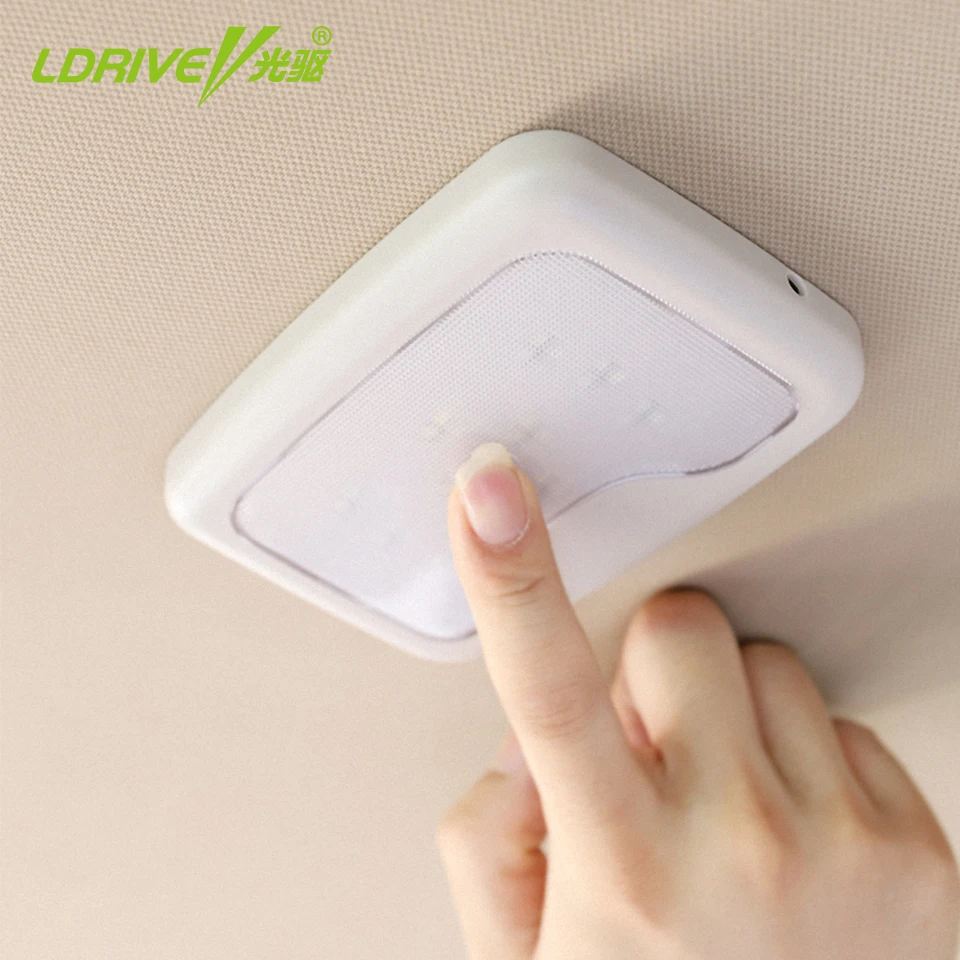 Нажатие 2 Цвета заднего ряд Светодиодный чтение светильник Портативный книжная