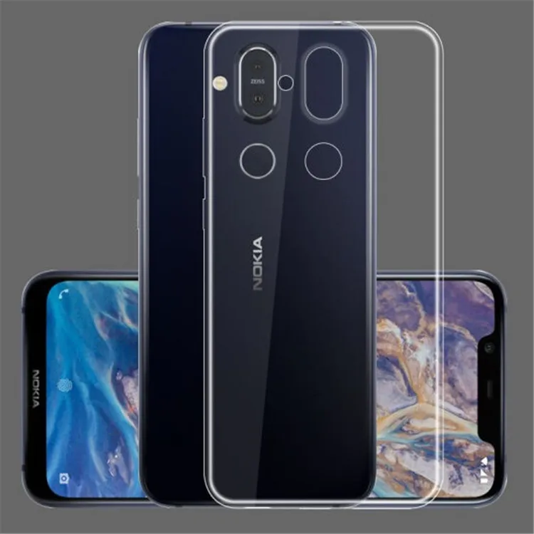 Для Nokia 8 1 чехол 2018 ультра тонкий прозрачный мягкий TPU TA-1119 TA-1128 Phoenix Nokia8.1 |