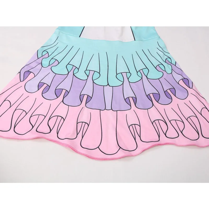 Cute Girls Party Dresses Summer Teen Sleeveless Dress Clothes Cartoon Costume Vestidos For Baby Girl Kids Children's Clothing | Детская