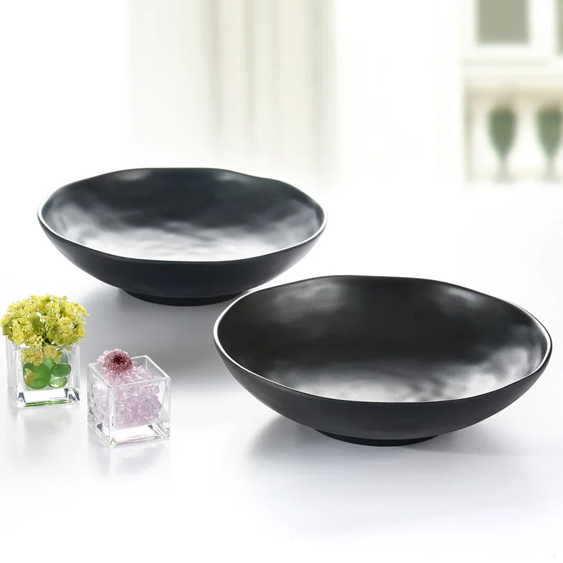 Melamine Dinnerware Frost Bowl 12 Inch Big Salad Bowl With Western Restaurant A5 Melamine Bowls Melamine Tableware