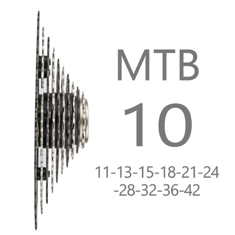 BOLANY 10 S 11-42 T MTB набор звездочек со встроенной трещоткой для горного велосипеда