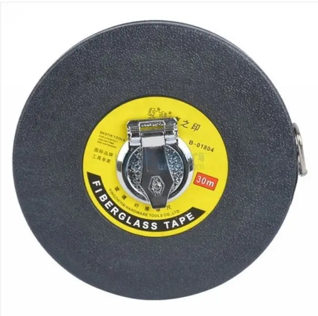 Мощная пластиковая крышка mini измерительная лента из стекловолокна 30M NO.01804