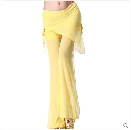 Новые костюмы для танца живота сексуальные газовые штаны на талии женщин брюки