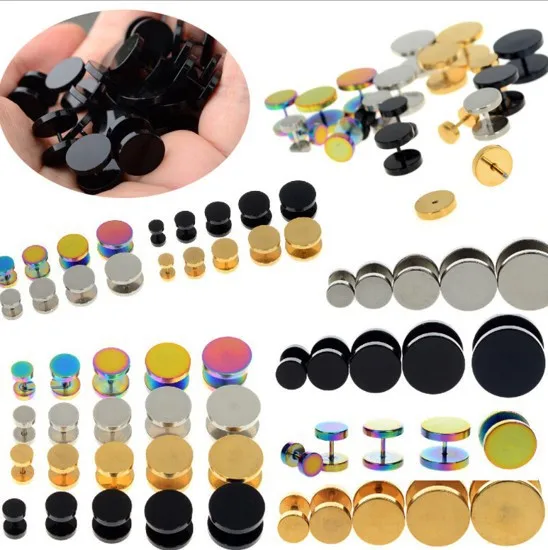 Оптовая продажа 5 пар серьги-капельки из нержавеющей стали | Украшения и