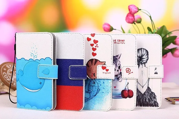 2016 Последним Для ThL T6 Pro Цена Завода Милый Печатных Мультфильм 100% Специальные PU